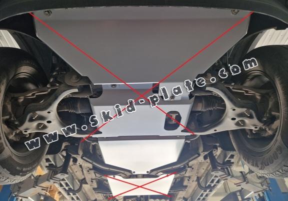 Steel automatic gearbox skid plate for Volkswagen Amarok 2 