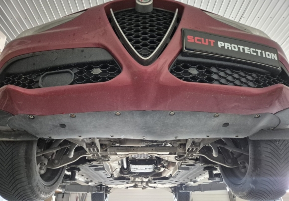 Aluminium skid plate for Alfa Romeo Stelvio