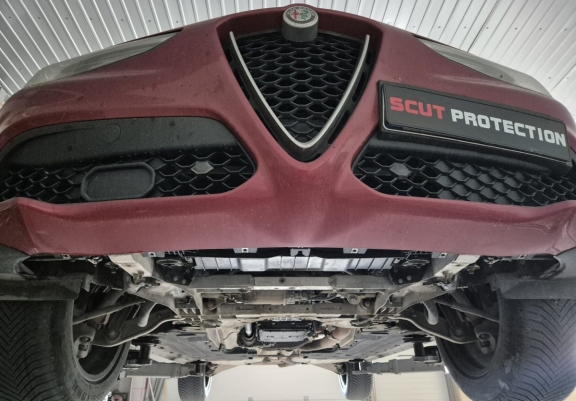 Aluminium skid plate for Alfa Romeo Stelvio