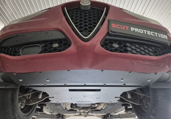 Aluminium skid plate for Alfa Romeo Stelvio