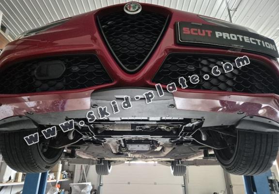 Steel skid plate for Alfa Romeo Giulia