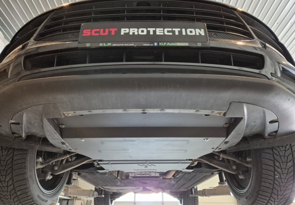 Steel skid plate for Porsche Macan