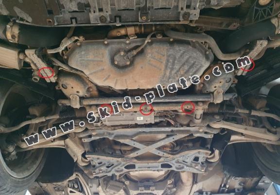 Steel skid plate for Audi A8