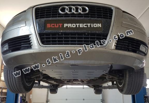 Steel skid plate for Audi A8