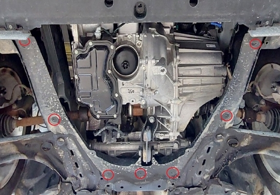 Steel skid plate for Dacia Jogger