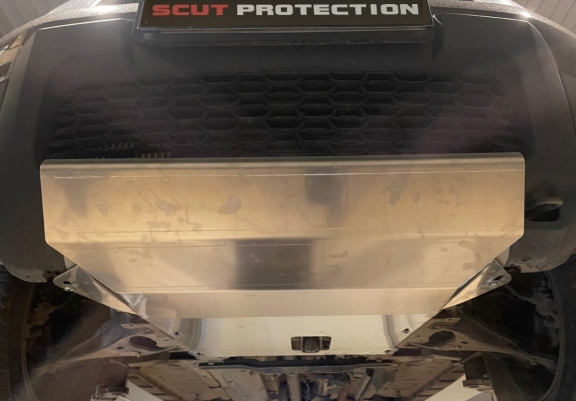 Aluminum skid plate for Dacia Duster
