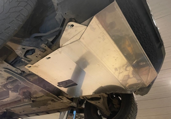 Aluminum skid plate for Dacia Duster
