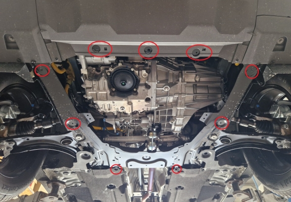 Steel skid plate for Dacia Duster - 4x2