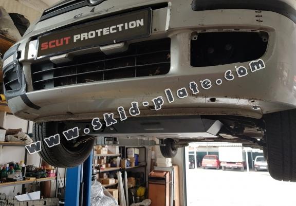 Steel skid plate for Fiat Panda