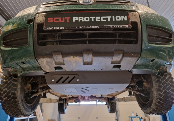Steel skid plate for Fiat Panda 4x4