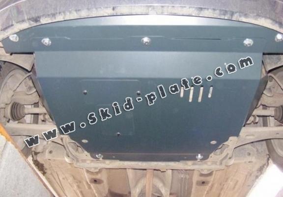 Steel skid plate for the protection of the engine and the gearbox for Mazda 2