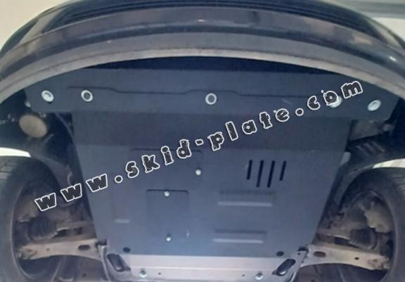 Steel skid plate for the protection of the engine and the gearbox for Mazda 2