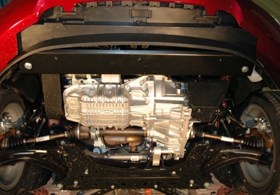 Steel skid plate for Ford KA+