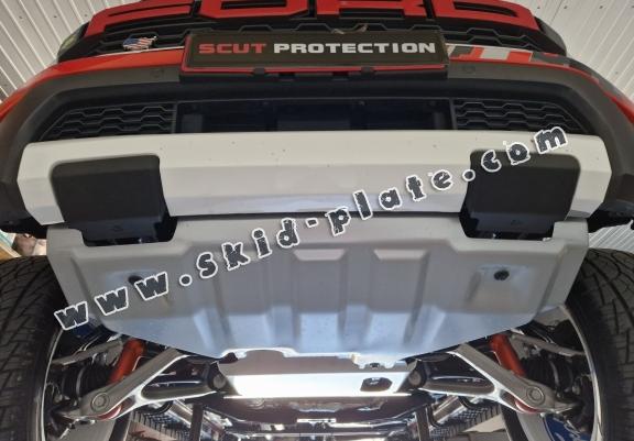 Aluminum skid plate for Ford Ranger Raptor
