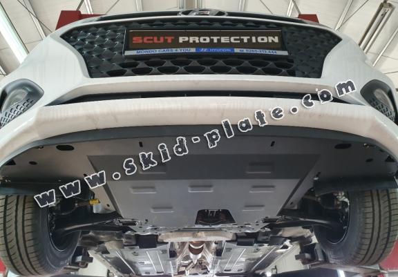 Steel skid plate for Hyundai i20