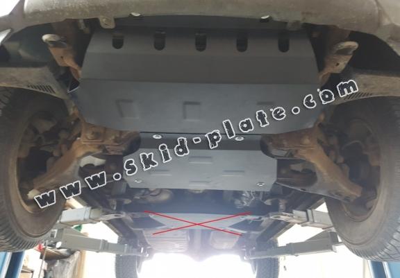 Steel skid plate for the protection of the engine and the radiator for Kia Sorento