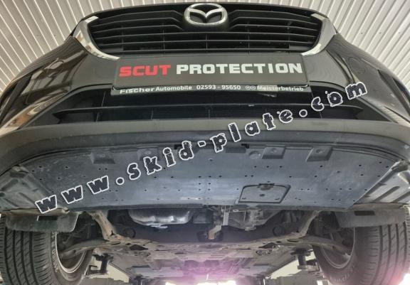 Steel skid plate for Mazda 2