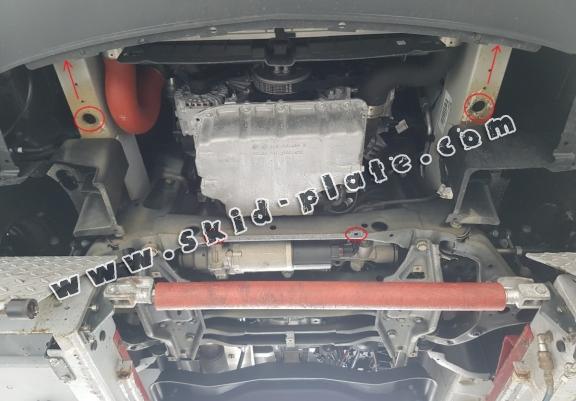 Aluminum skid plate for Mercedes Sprinter - RWD