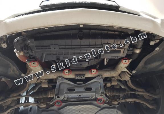 Steel skid plate for Mercedes E-Classe W212