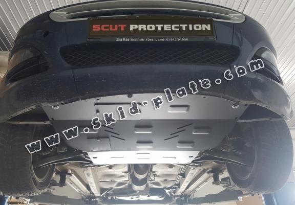 Steel skid plate for the protection of the engine and the gearbox for Smart ForFour petrol