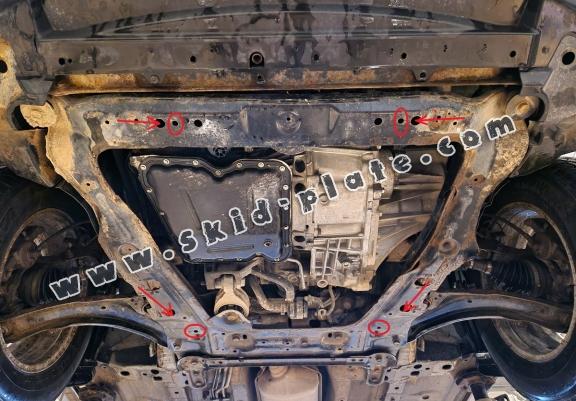 Steel skid plate for Renault Koleos - Vers 2.0