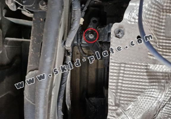 Steel catalytic converter plate/cat lock for Opel Movano B 