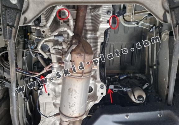 Steel catalytic converter plate/cat lock for Opel Movano B 