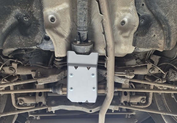 Aluminum diferential skid plate for Dacia Duster 4x4