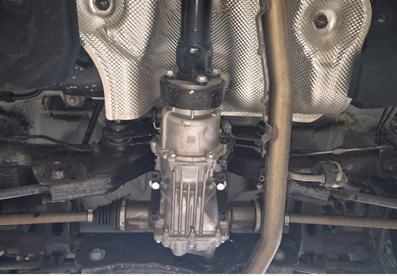 Aluminum diferential skid plate for Dacia Duster 4x4