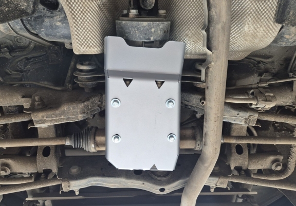 Aluminum diferential skid plate for Dacia Duster 4x4