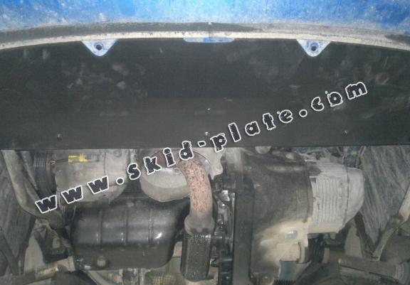 Steel skid plate for Peugeot 307