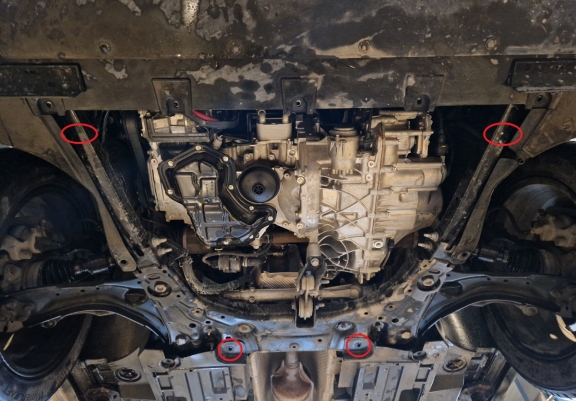 Steel skid plate for Renault Arkana