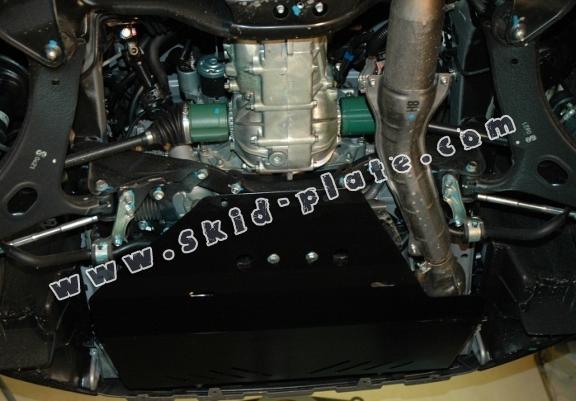 Steel skid plate for Subaru Forester 3