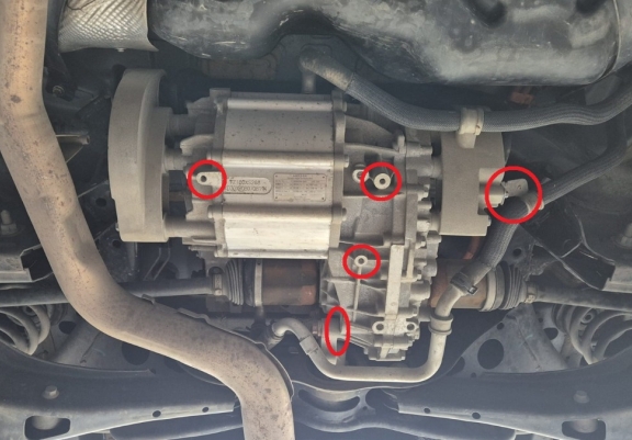 Steel differential skid plate for Baic Beijing BJ30