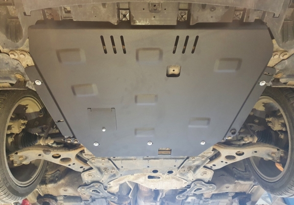 Steel skid plate for Toyota Prius