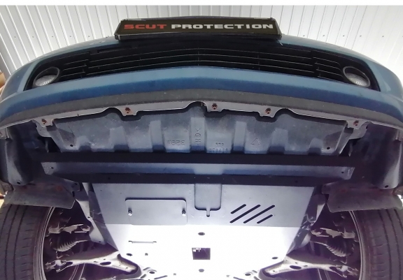 Steel skid plate for Toyota Prius