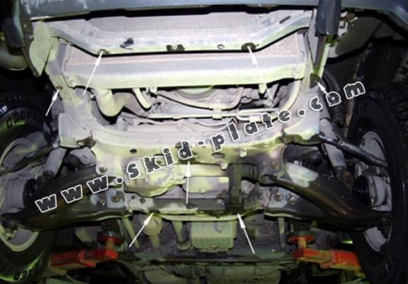 Steel skid plate for Toyota Land Cruiser J100