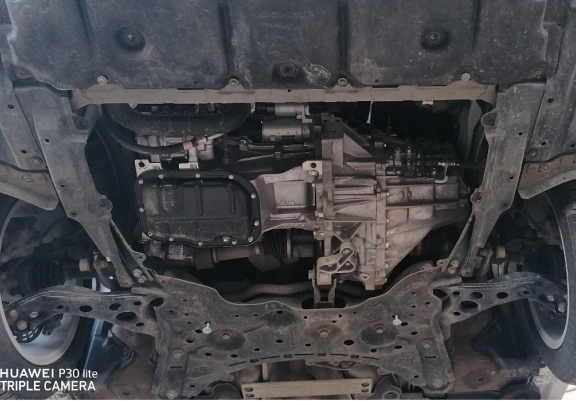 Aluminum skid plate for Toyota Prius