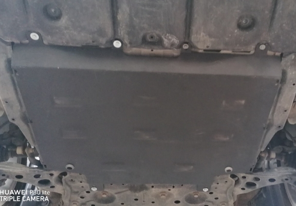 Aluminum skid plate for Toyota Prius