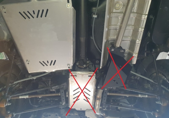 Aluminum fuel tank skid plate  for Dacia Duster