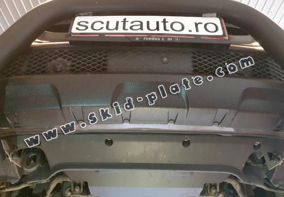 Steel radiator skid plate for Mercedes X-Class W470
