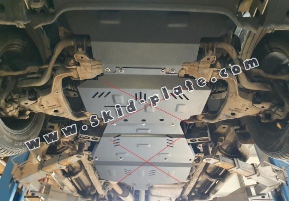 Steel radiator skid plate for Mercedes X-Class W470