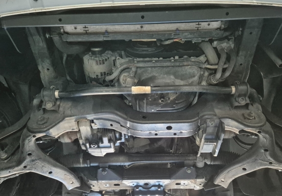 Steel skid plate for Volkswagen Amarok