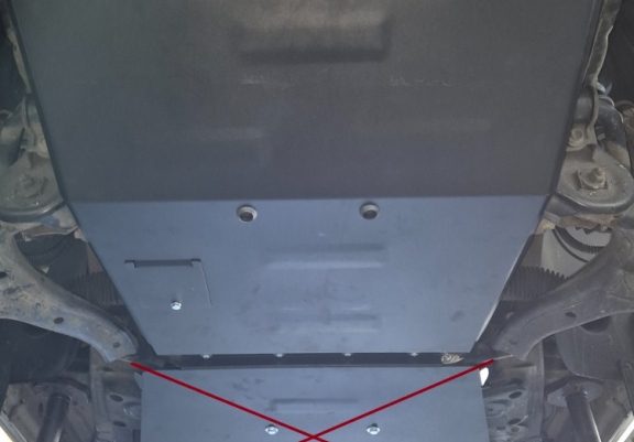 Steel skid plate for Volkswagen Amarok