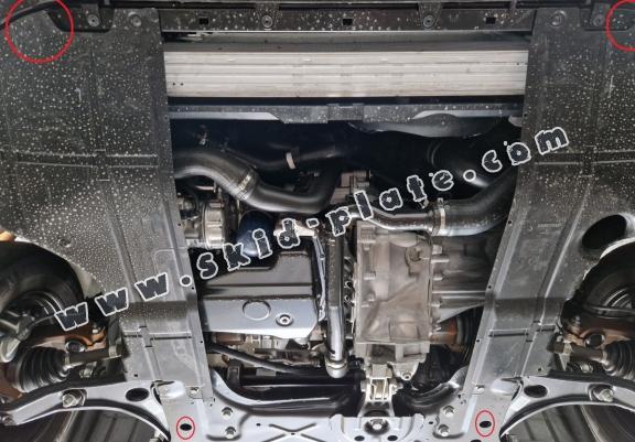 Aluminum skid plate for Toyota Proace Max