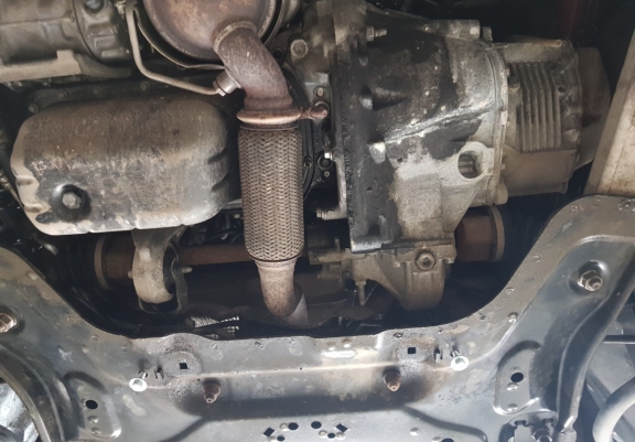 Steel skid plate for Citroen Berlingo