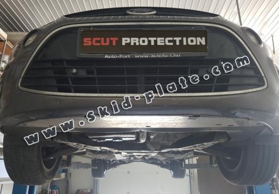 Steel skid plate for the protection of the engine and the gearbox for Volvo S80