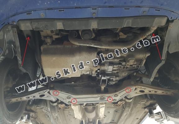 Steel skid plate for VW Polo petrol