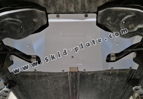 Rear electric aluminum motor skid plate - Tesla Model 3 AWD