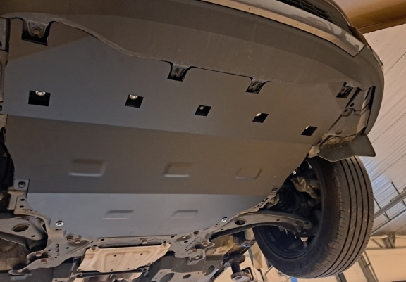 Aluminum skid plate for Toyota Yaris Cross